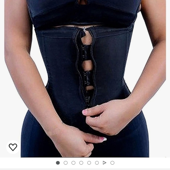 Yianna NWT black corset waist  shape wear  size large - Picture 1 of 8